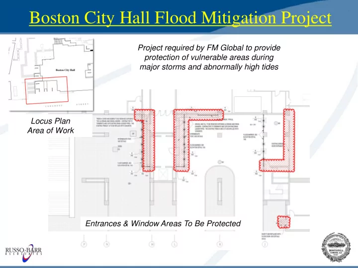 boston city hall flood mitigation project