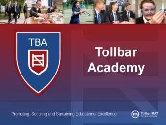 2  Message from the Principal  Thank you for choosing Tollbar Academy as the school of choice  to