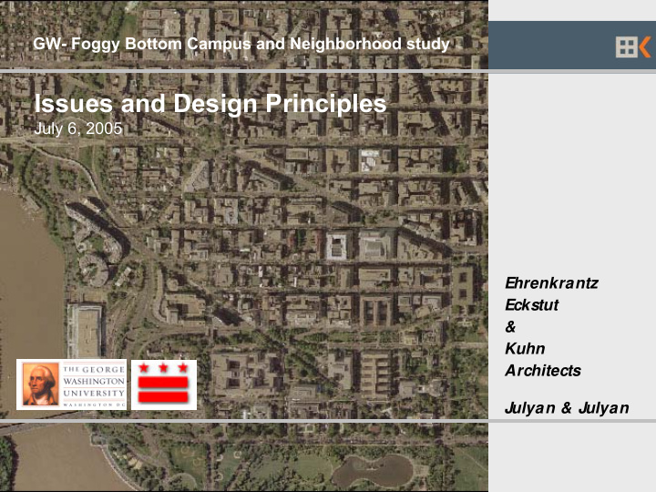 issues and design principles