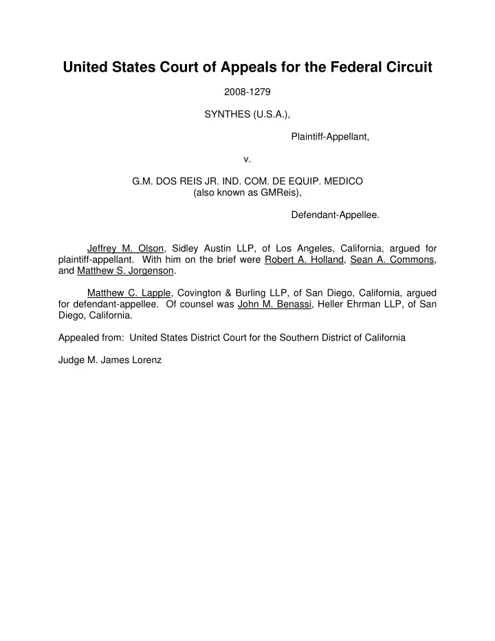 united states court of appeals for the federal circuit