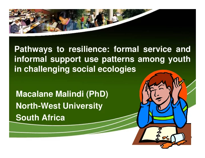 pathways to resilience formal service and informal