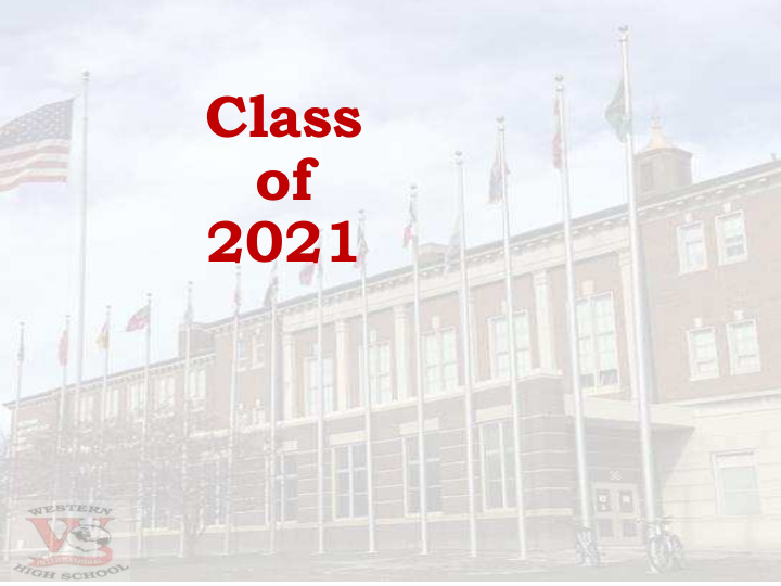 class of 2021 virtual