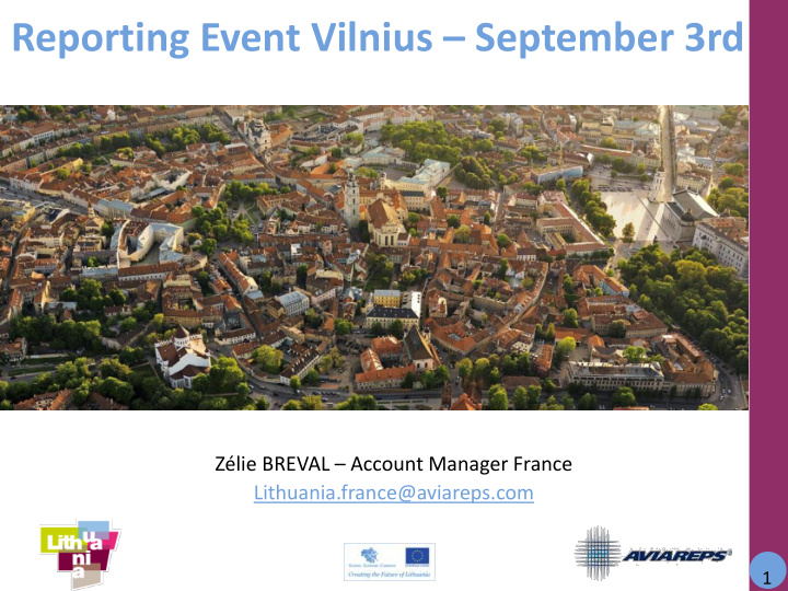 reporting event vilnius september 3rd