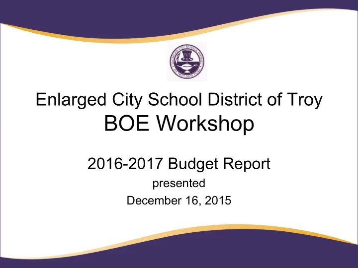 boe workshop