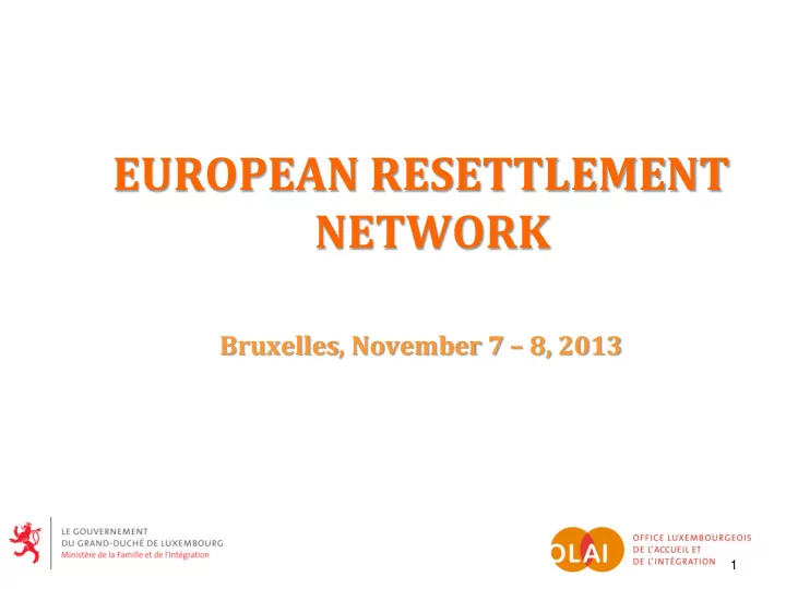european resettlement network