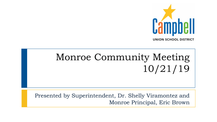 monroe community meeting 10 21 19