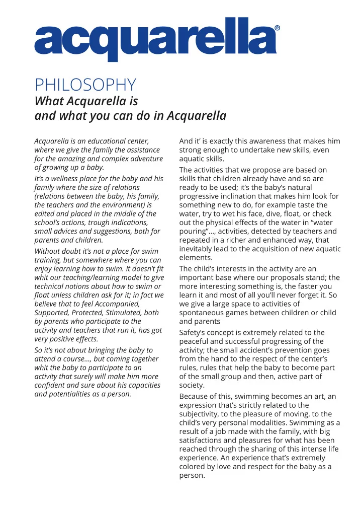 philosophy