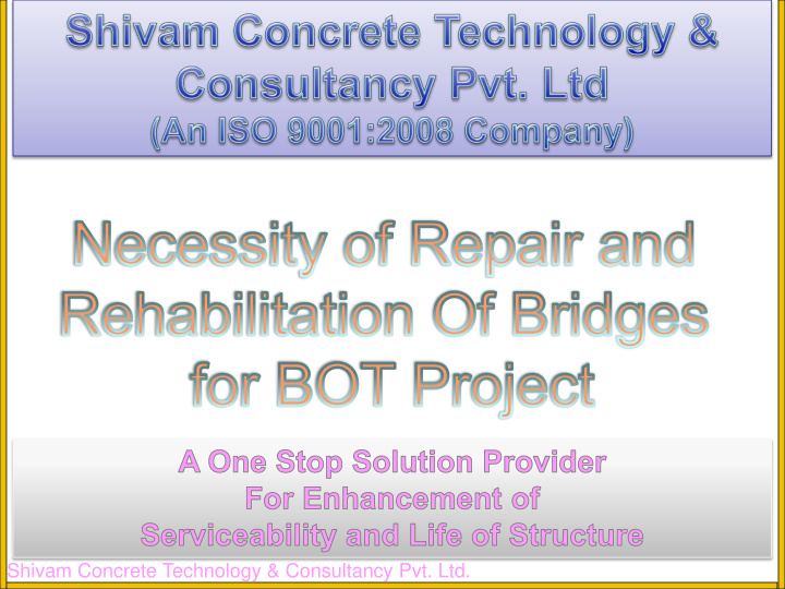 shivam concrete technology consultancy pvt ltd vision