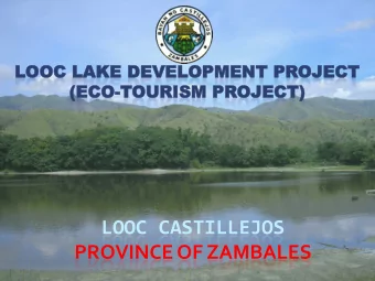 LOOC CASTILLEJOS  PROVINCE OF ZAMBALES  a  3rd  rd  cla  lass  ss  municipality  municipality  that