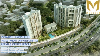 MONARCH PROPERTIES  INVESTMENT OPPORTUNITIES  RETAIL &amp; OFFICE SPACES  Monarch Aqua,  Old Madras