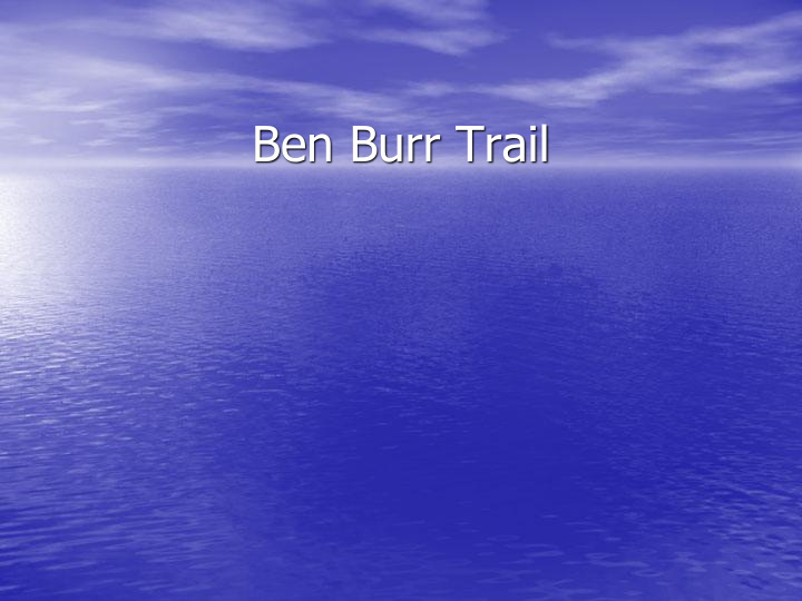 ben burr trail project alignment