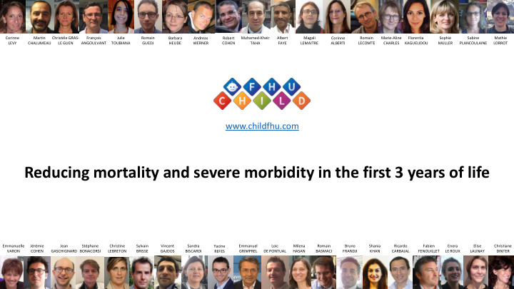 reducing mortality and severe morbidity in the first 3