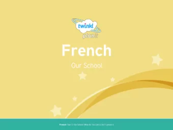 Success Criteria  I can say the names of objects in a pencil case.  I can use the infinitive