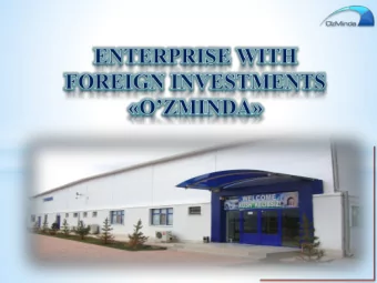 Company address  Navoi region, Uzbekistan  Year of  establishment  15.03.2010  Area / Building