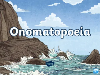 Onomatopoeia The word onomatopoeia comes from two Greek words. It literally  translates as name