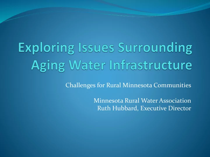challenges for rural minnesota communities