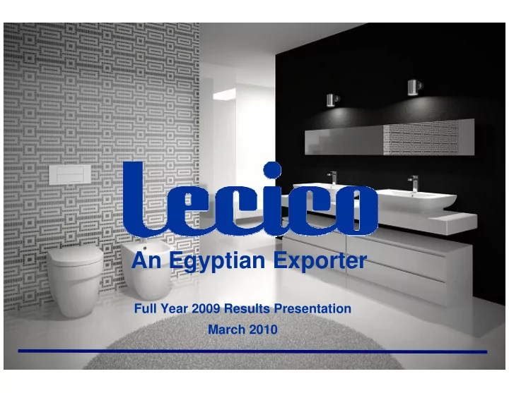 an egyptian exporter