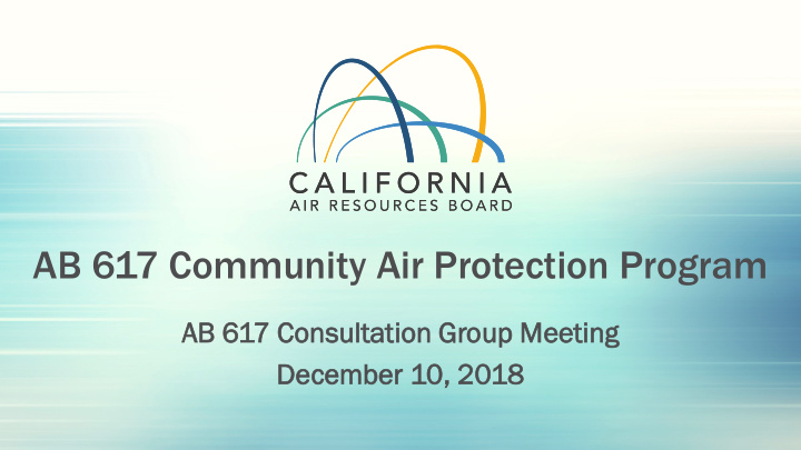 ab 617 community air protection program