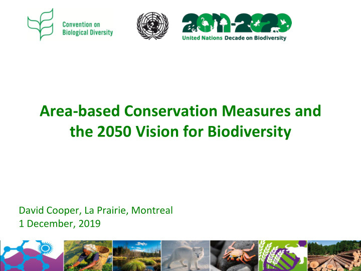 area based conservation measures and