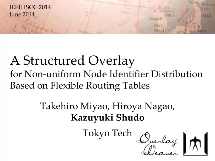a structured overlay