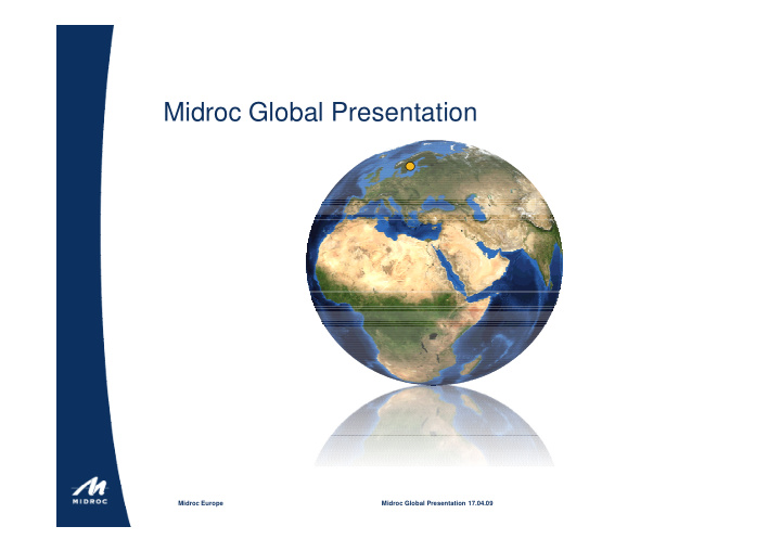 midroc global presentation