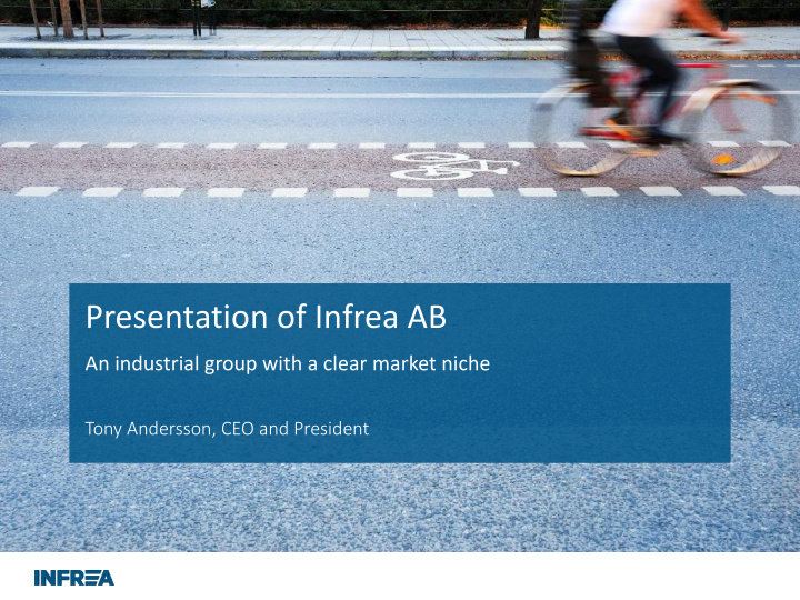 presentation of infrea ab