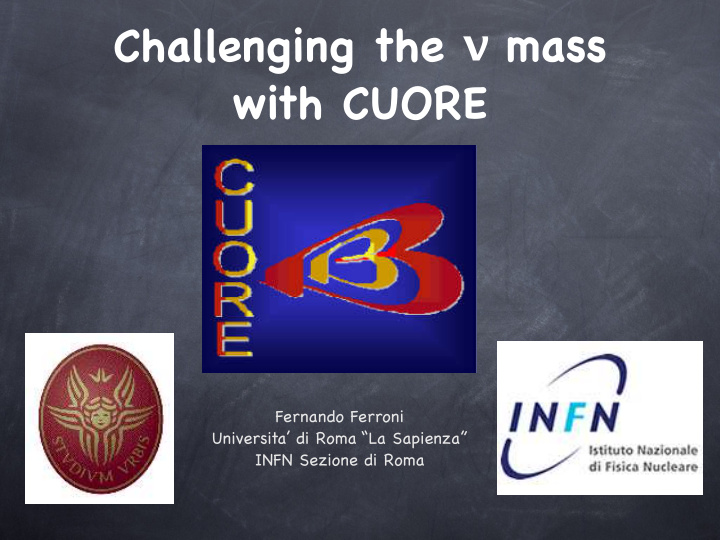 challenging the mass with cuore
