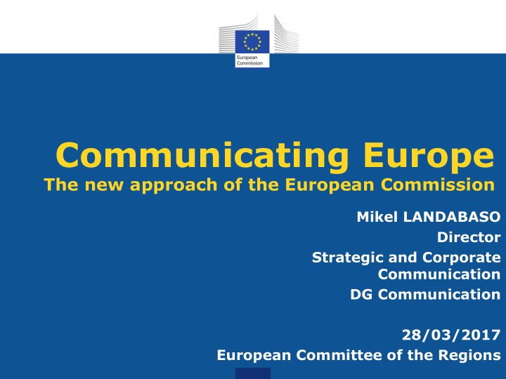 communicating europe