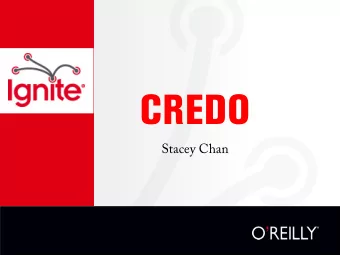 CREDO  Stacey Chan  food is bae.