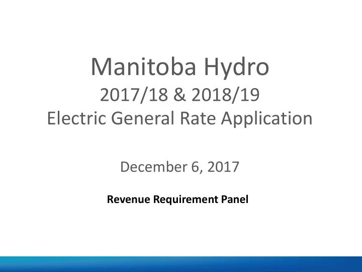 manitoba hydro
