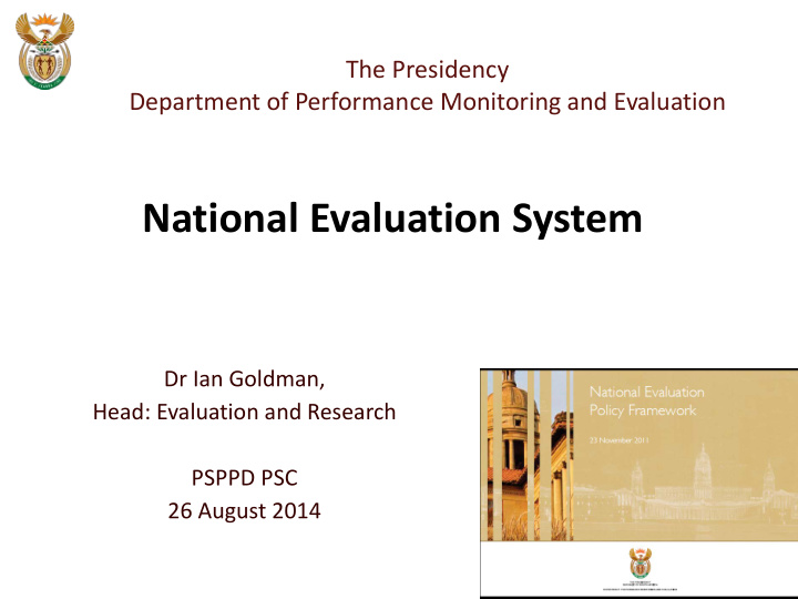 national evaluation system