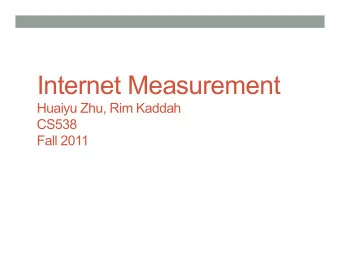 OUTLINE  California Fault Lines: Understanding the  Causes and Impact of Network Failures.  Feng