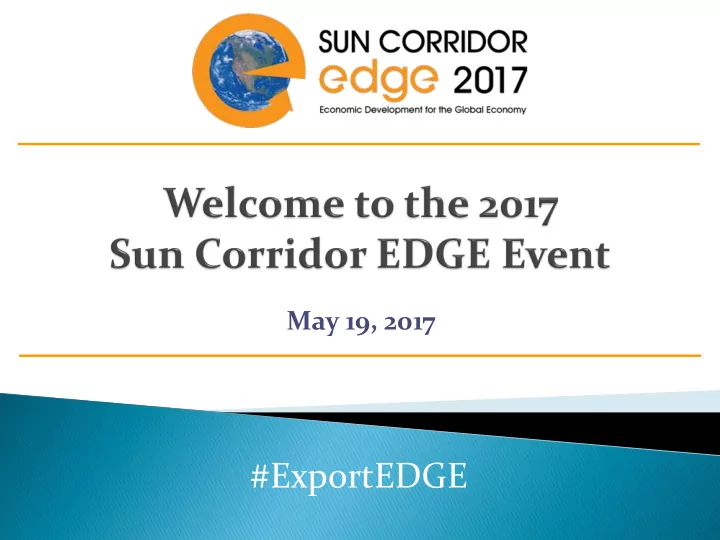 exportedge brought to you by the joint planning advisory