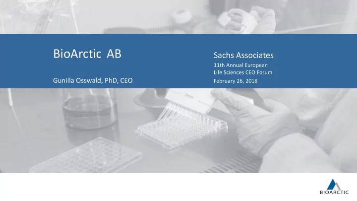bioarctic ab