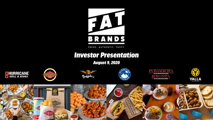 investor presentation