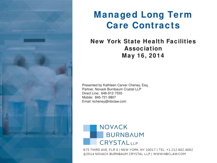 managed long term care contracts