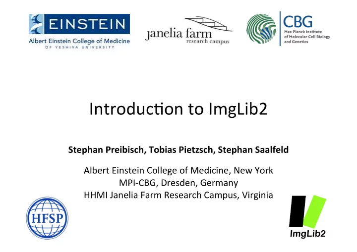 introduc on to imglib2