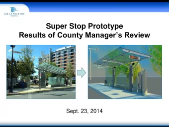 Results of County Managers Review  Sept. 23, 2014  Performance and Financial Review