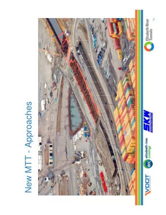 New MTT - Approaches  20  Marine  Raker Pile Installation  New MTT - Approaches  Excavation