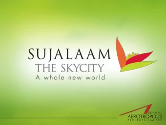 FIRST AEROTROPOLIS IN INDIA  1 st privately-owned  &amp; managed  greenfield airport city in