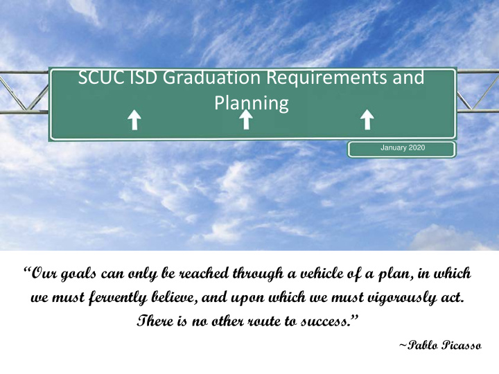 scuc isd graduation requirements and planning