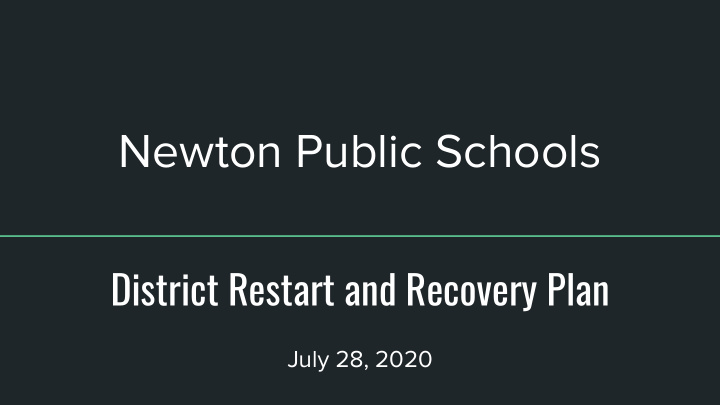 newton public schools