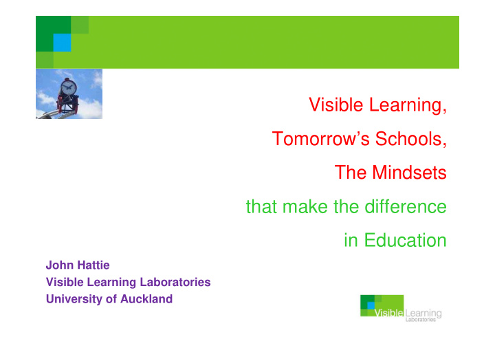 visible learning tomorrow s schools tomorrow s schools