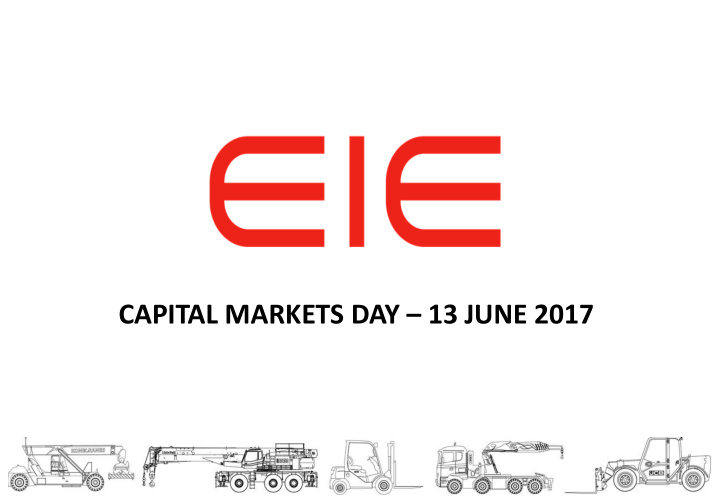 capital markets day 13 june 2017 our history