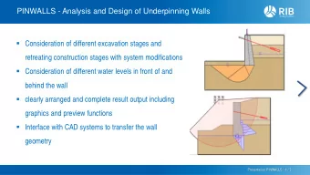 geometry  Presentation PINWALLS   1 / 7  PINWALLS 1  Fertigteiltrger FERMO - Nachfolgeprogramm