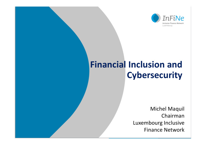 financial inclusion and cybersecurity