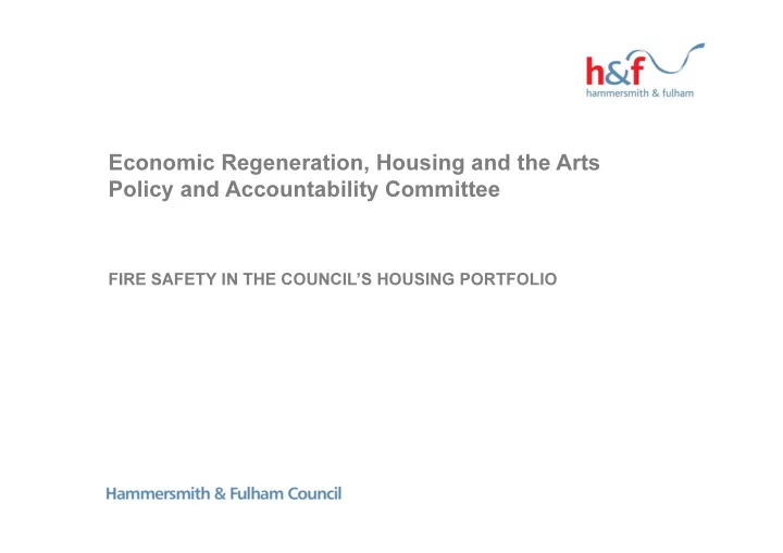 economic regeneration housing and the arts policy and