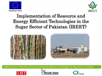 Imp  mplementa  lementation  tion of  f Reso  source  urce an  and  d  Ener  ergy  gy Efficient