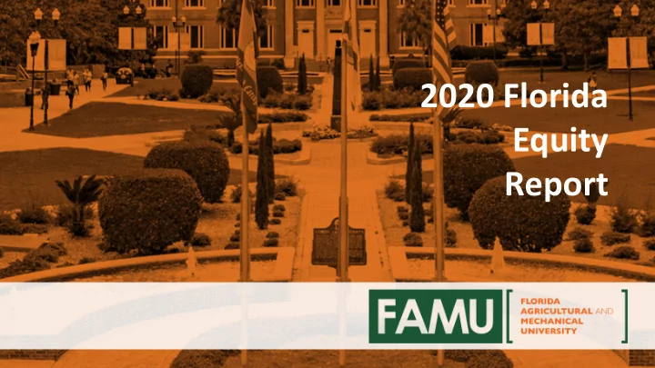 2020 florida equity report florida equity report