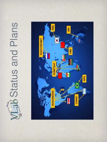 Status and Plans  Status and Plans  Main Achievements  Main Achievements  Since ET-SUP-6 2011